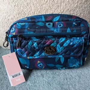 NWT Lug Peacock Multi Convertible Crossbody Bag
